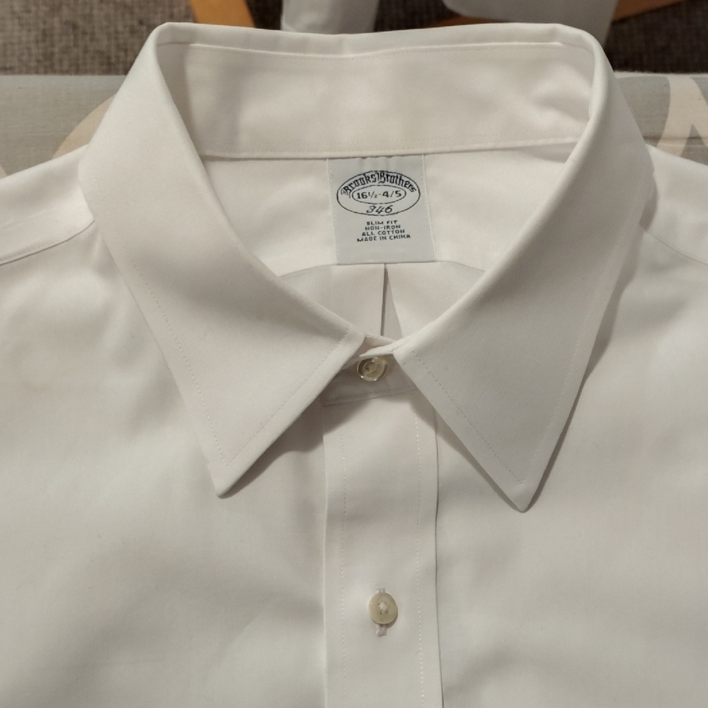 Brooks Brothers Classic White Dress Shirt
